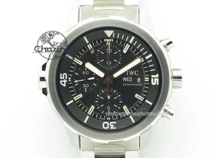 MIROTIME 0201 Da Vinci IW356601 SS TW 1:1 Best Edition Blue Dial On Black Leather Strap A Durable 7239